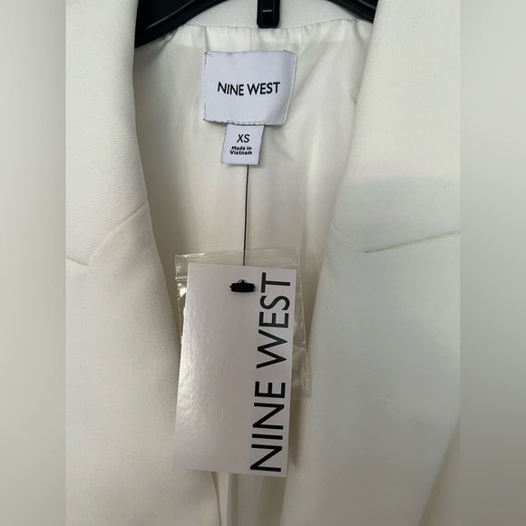 NWT Nine West White Blazer - Picture 4 of 5